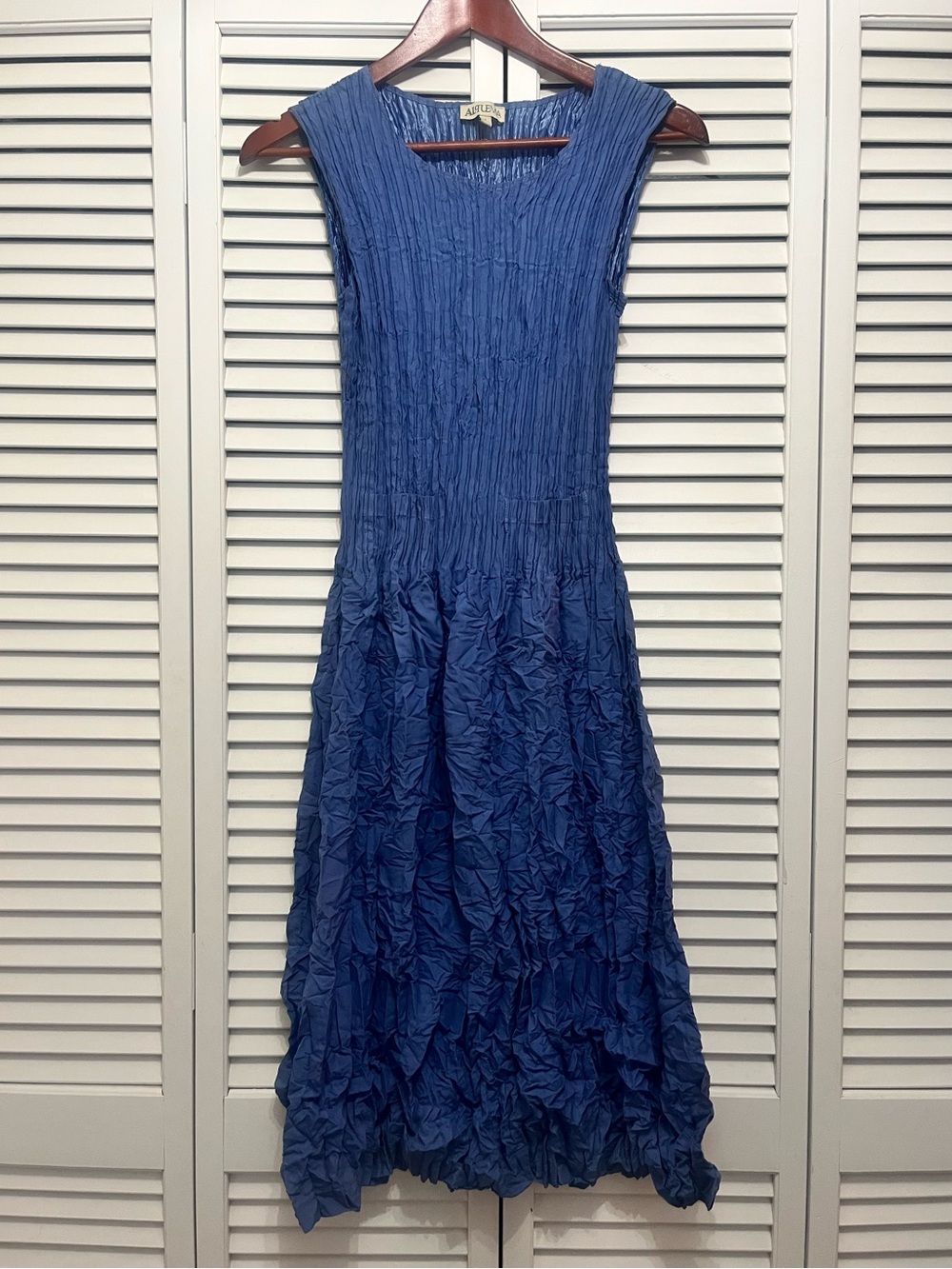 ALQUEMA Smash Pocket Dress in Blue, sz US 6-8